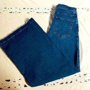 Iris wide leg cropped jeans